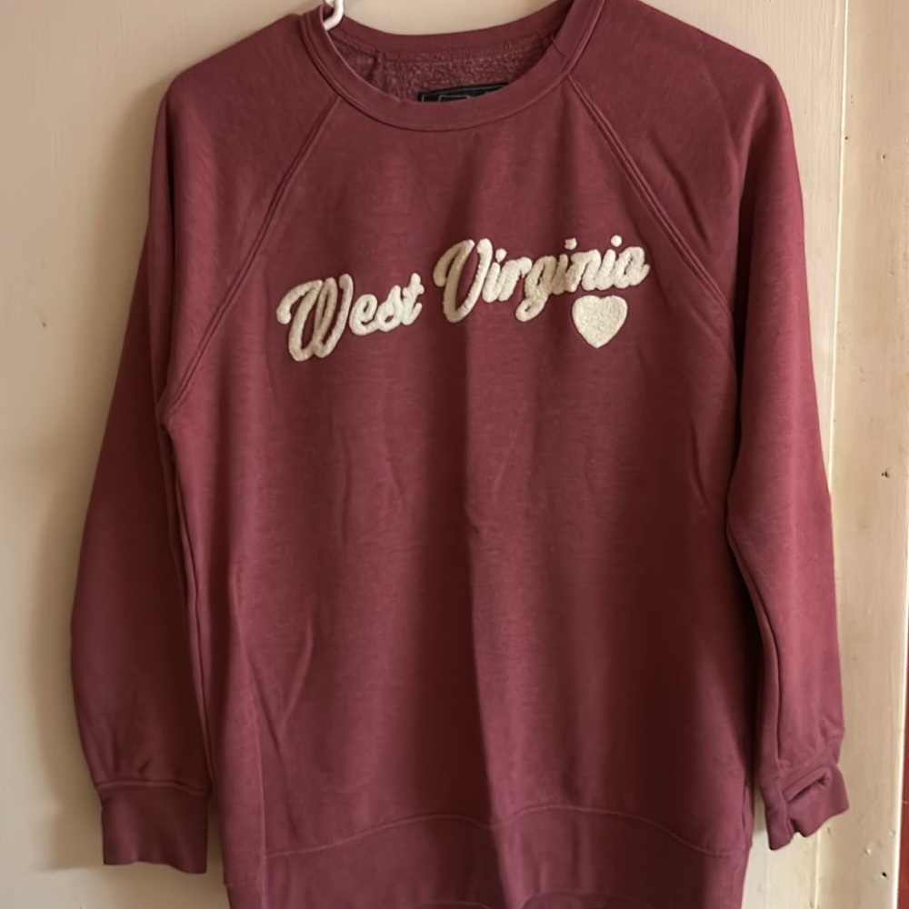State of mine maroon West Virginia sweatshirt